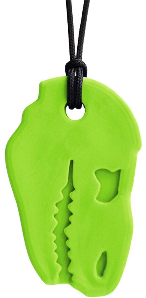 Ark Therapeutics kauwketting Dino-Bite sensorisch speelgoed limegroen XT.