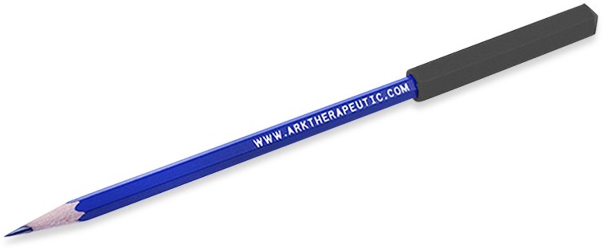 ARK Therapeutic kauwbare potloodtopper zwart sensorisch speelgoed.