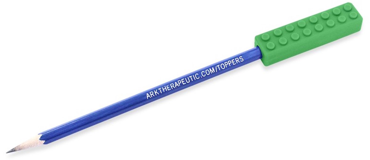 ARK Therapeutic kauwbare potloodtopper sensorisch speelgoed XXT Forest Green.