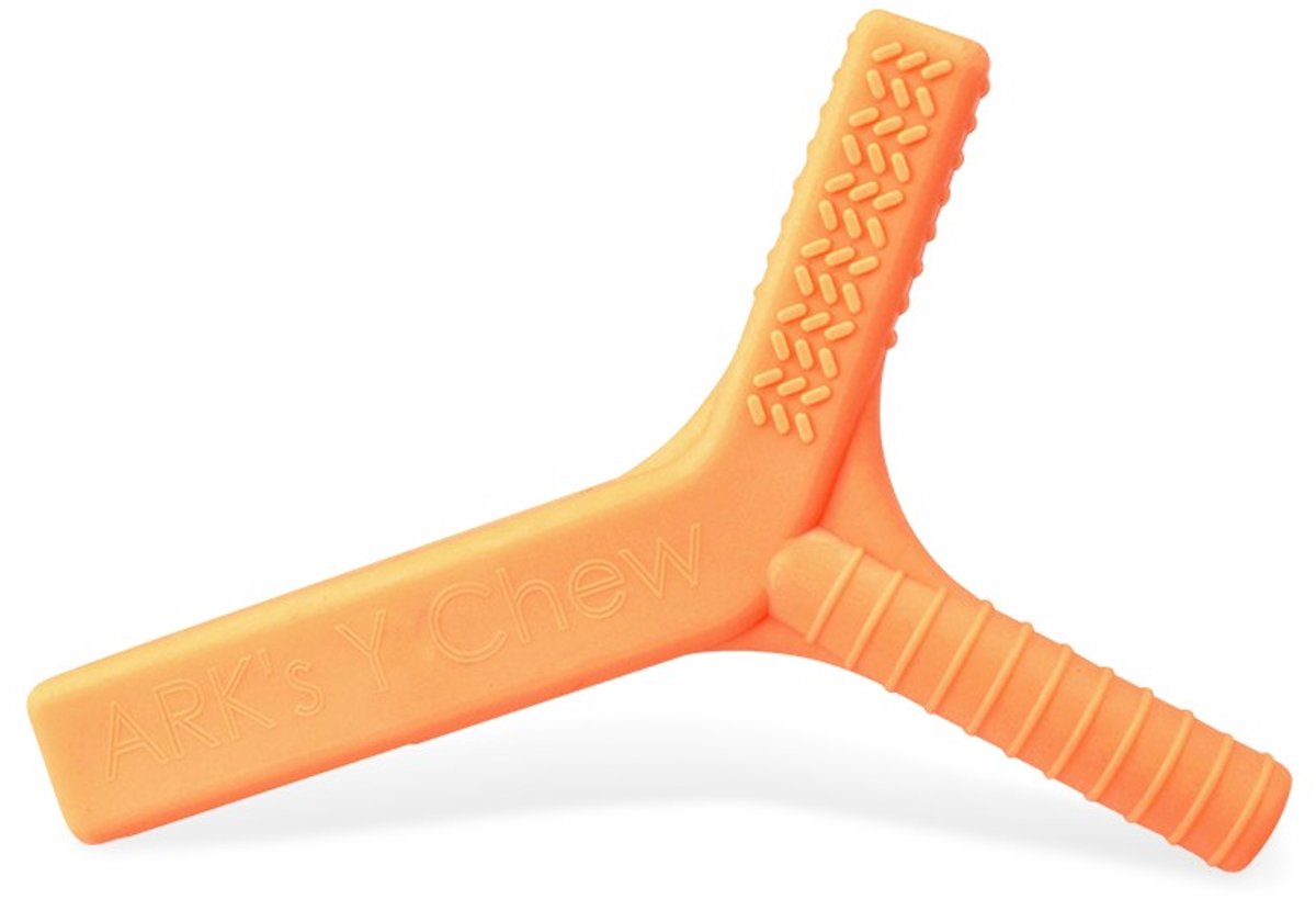 ARK Therapeutic kauwspeelgoed Y-Chew oranje XXT - sensorisch speelgoed.