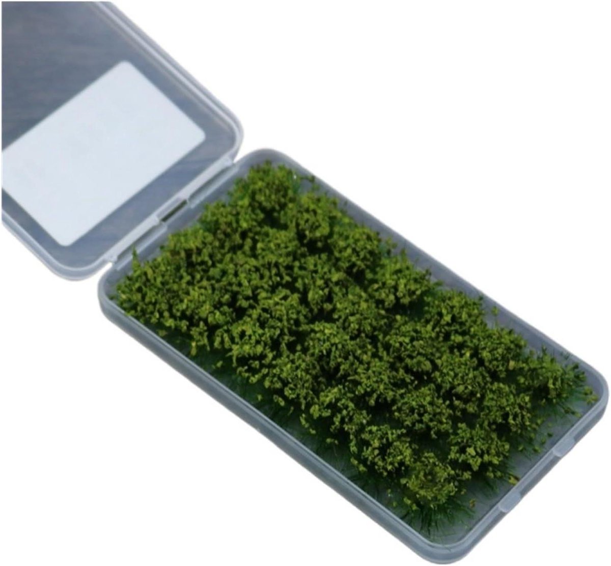 Kunstgras Grasmatten - Modelbouw Gras - Diorama Bouwen - Hoge Kwaliteit Nylon - 110 mm x 60 mm - Groen