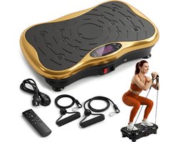 Extralink Trilplaat Fitness Vibratieplatform 200W Goud Trainingsplatform voor Thuis Fitness