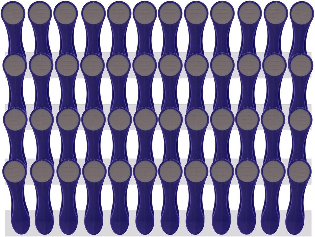 Wasknijpers - Knijpers Kleding - Kleding Drogen - Soft Grip Siliconen - 70 mm - Indigo Grijs