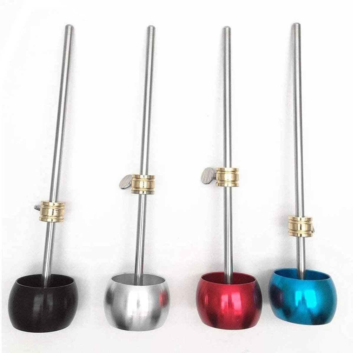 Drum Pedaal - Slagwerk Accessoire - Muziek Maken - Verstelbare Hoek - 19 cm Lengte - Rood
