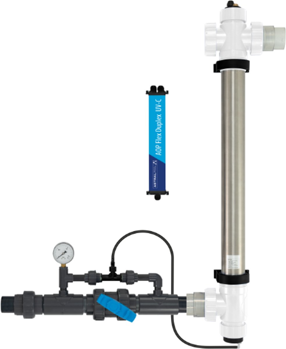 AstralPool Flex Duplex UV-C 140W Amalgaam professionele UV-C desinfectie voor chloor- en zoutwaterzwembaden - AstralPool