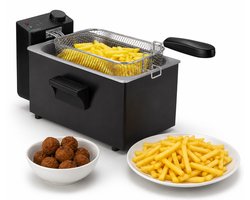 Tomado TDF3002B - Frituurpan - 3 liter - Koude Zone Friteuse - 2200W - Zwart