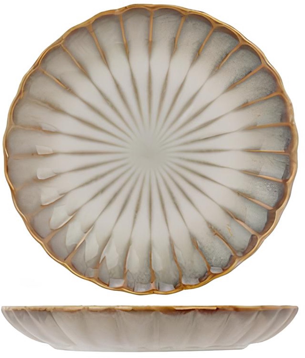 Cosy & Trendy - Astera Pearl - Dessertbord - D20,8XH2,8CM (set van 4)