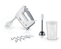 Bosch MFQ36470 ErgoMixx - Handmixer - Incl Staafmixervoet - 450W - Wit