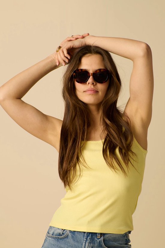 Geel Rib Singlet