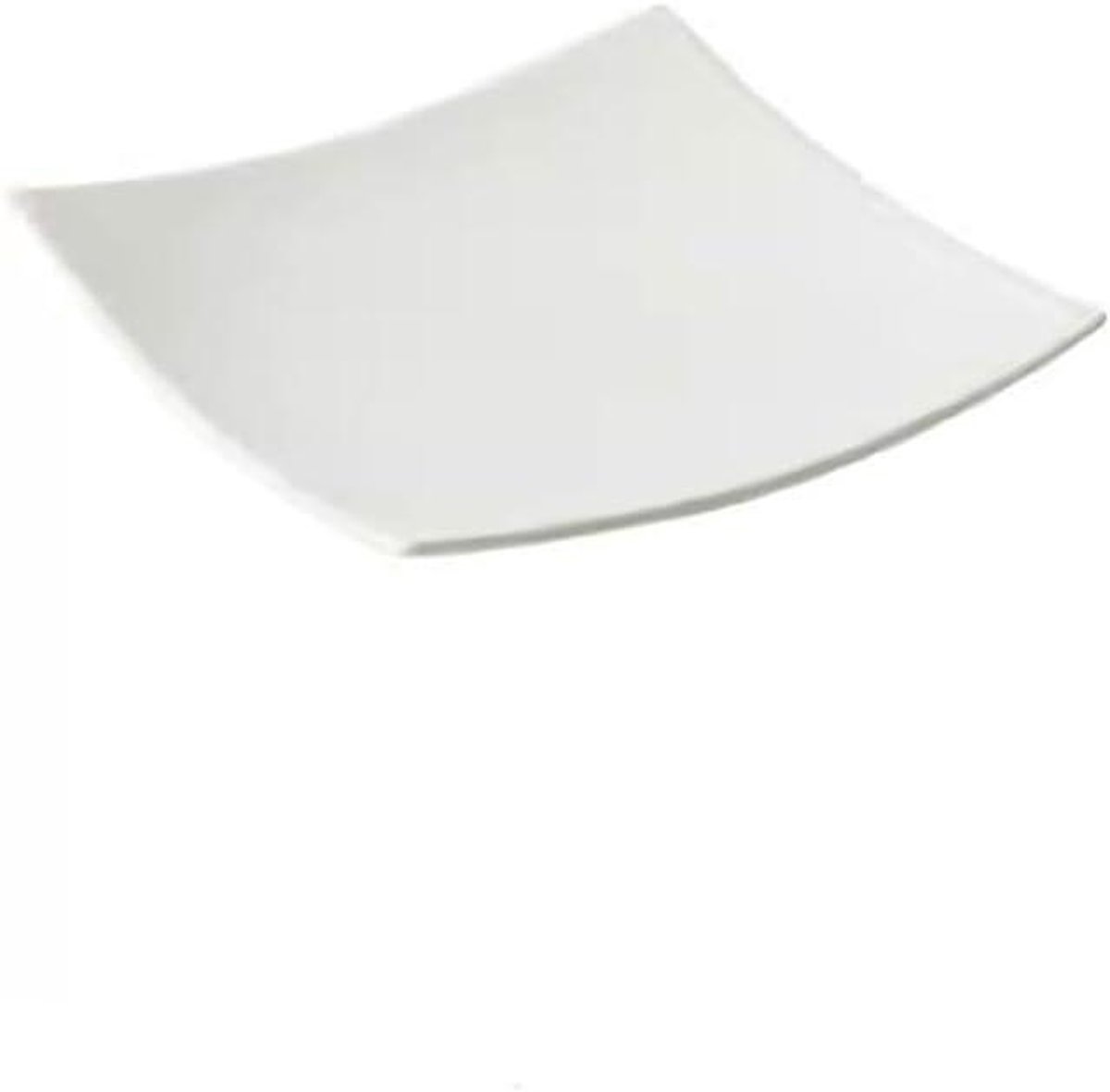 Dinerborden Wit - Vierkante Borden - Thuis Gebruiken - Vaatwasmachinebestendig - 7 inch - Wit