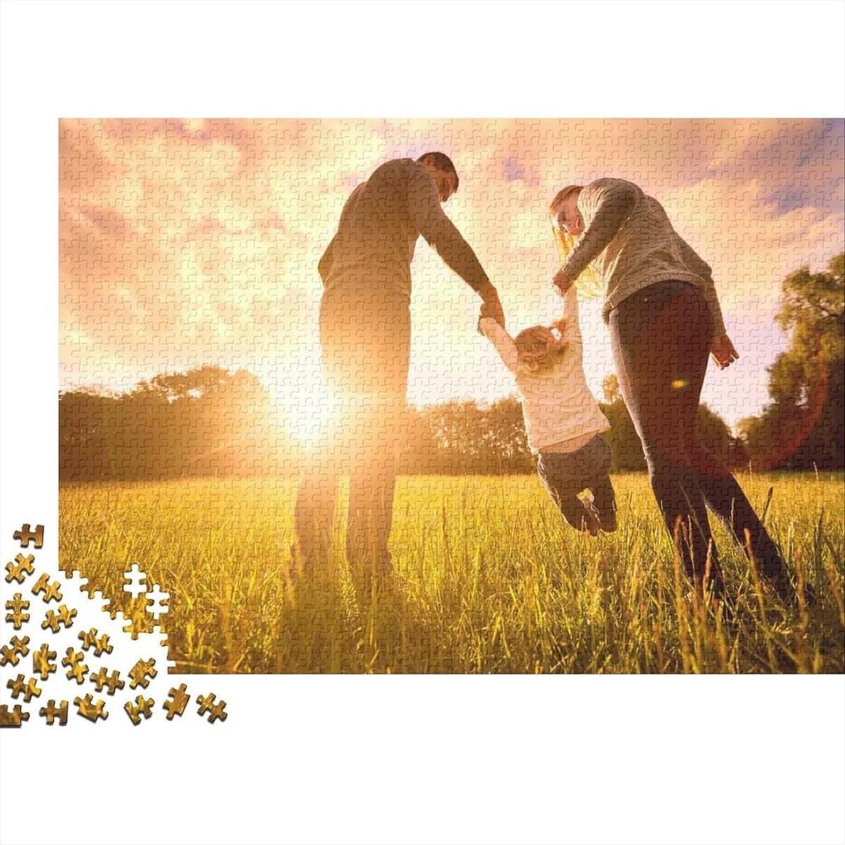 Gepersonaliseerd Puzzel - Eigen Foto Puzzel - Ontspanning en Geheugen - Met Bonus Poster - 75 x 50 cm