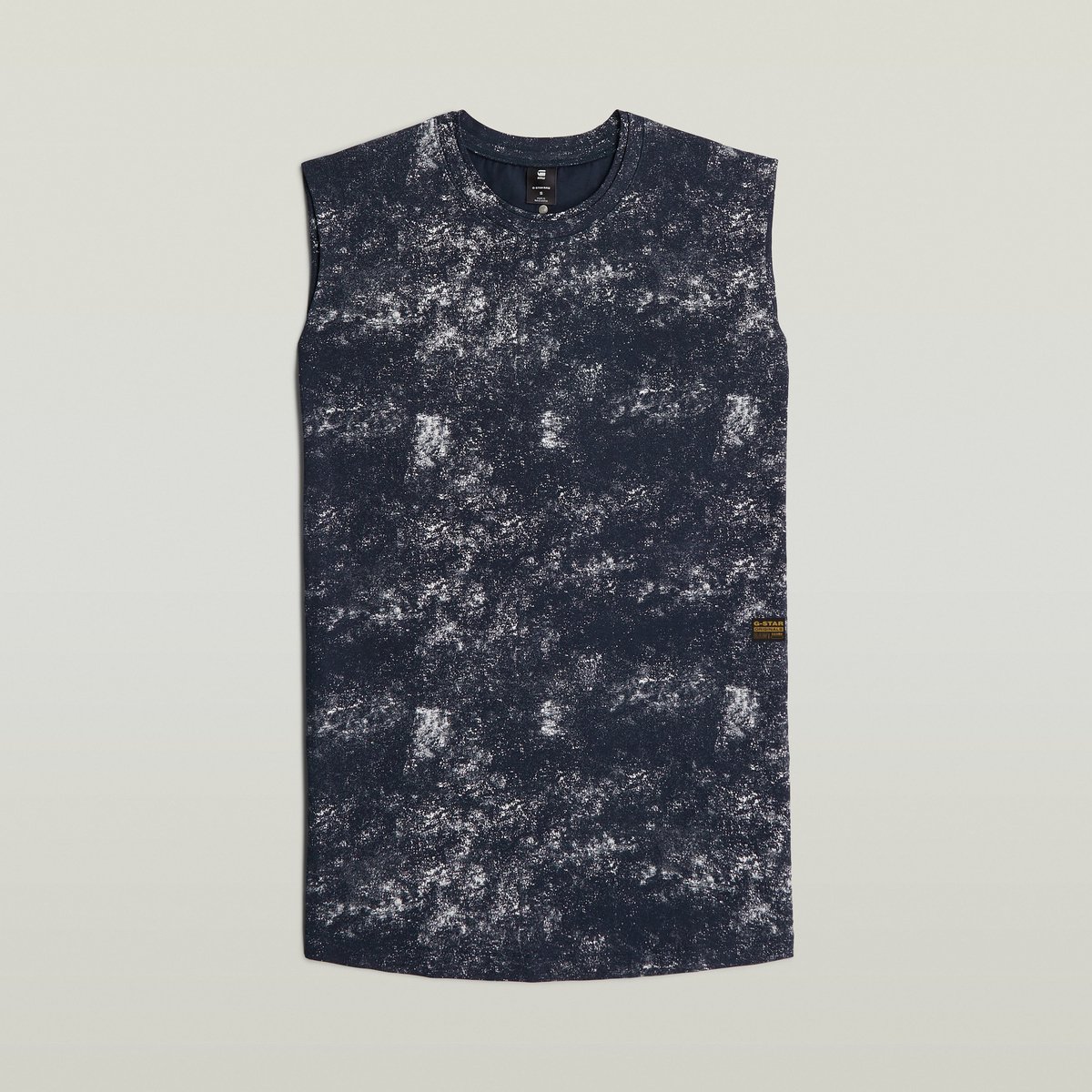 G-Star Aop sl t dress wmn Dames Jurk Blauw