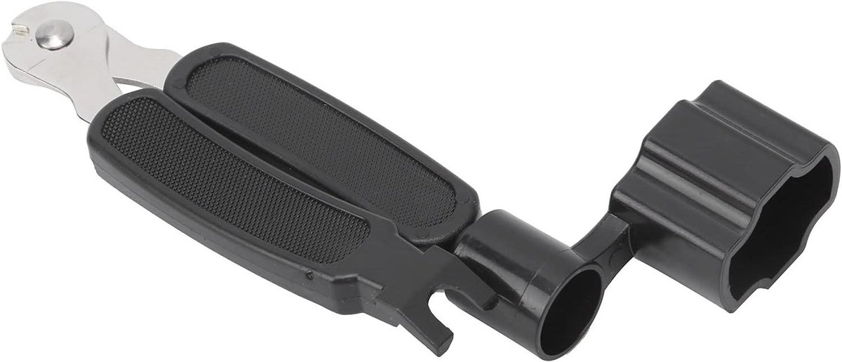 Gitaar Snaarwinder - Gereedschap Gitaar - Snaar Wisselen - 3-in-1 Tool - Compact Formaat - Zwart