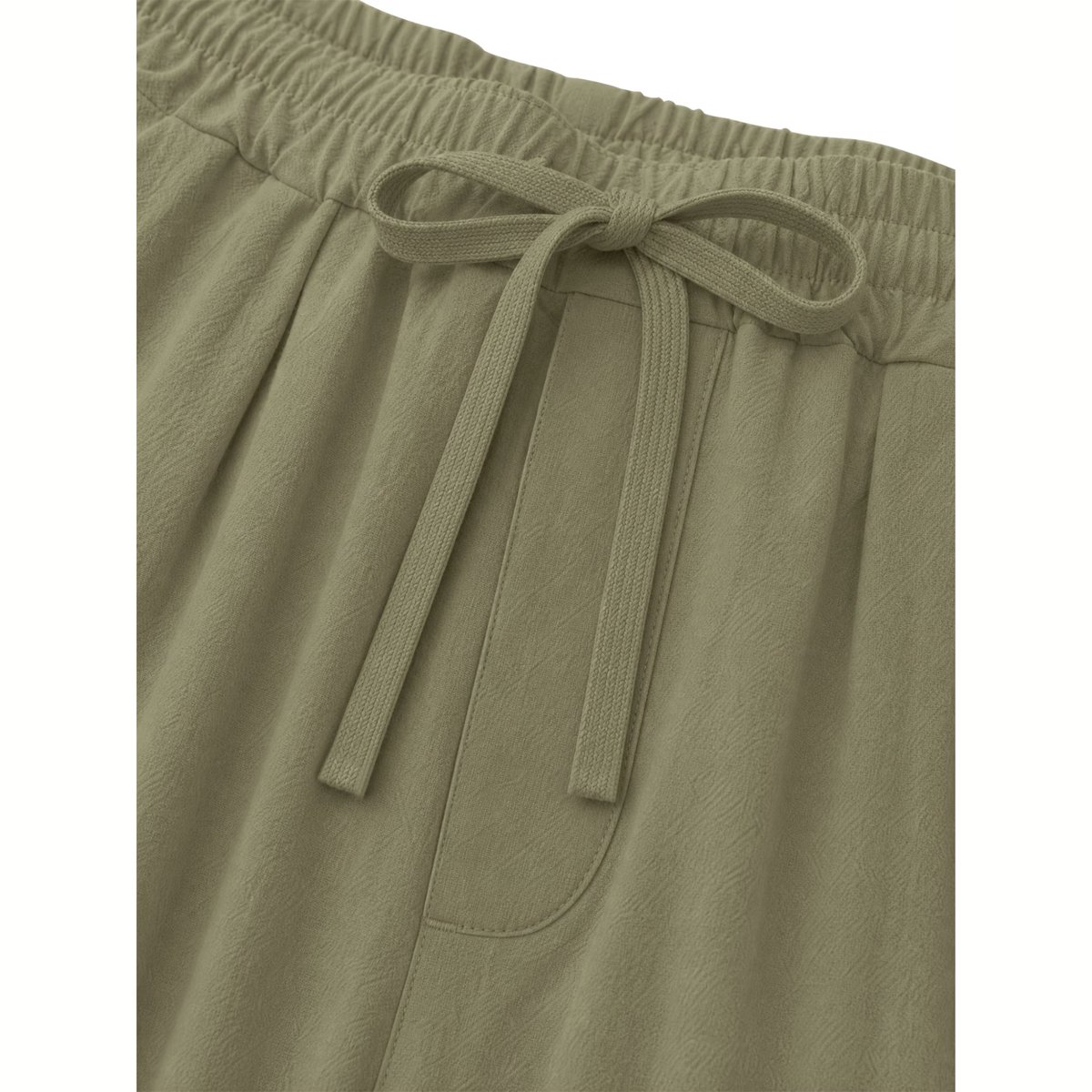 Currero Linnen Broek Heren - Zomerbroek - Volwassenen - Lange Broek - Pantalon - Strandbroek - Zomer - Ibiza Stijl - Varengroen L