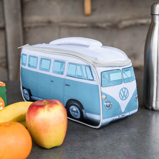 VW Collection - Volkswagen T1 Bulli Bus lunchtas - blauw van VW Collection — afbeelding 4