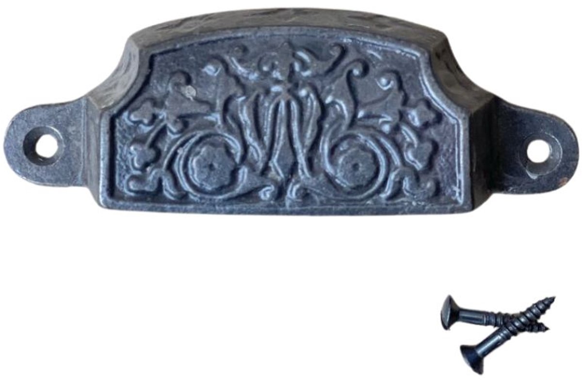 Decorative Cup Pull Handle Antique Iron