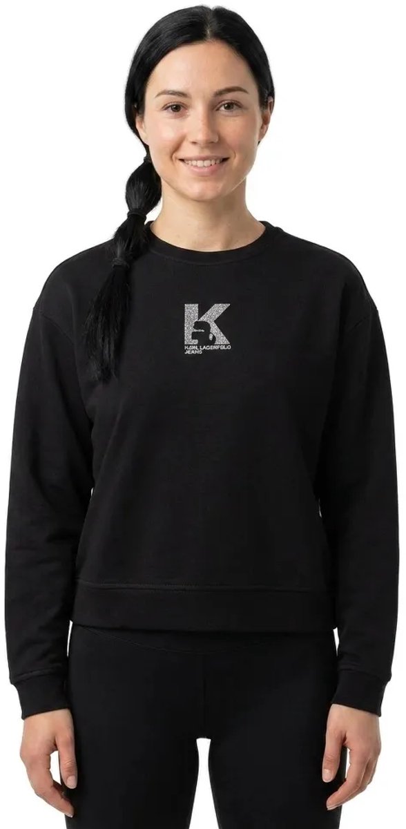 Karl Lagerfeld Jeans B3w20044 Sweatshirt Zwart M Vrouw