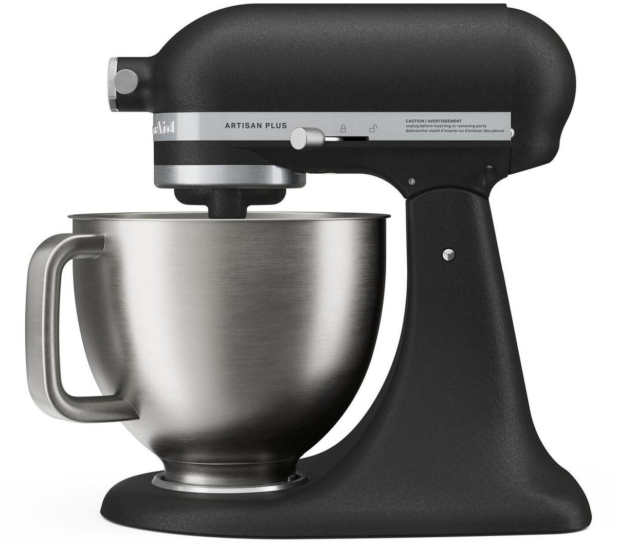 KitchenAid Artisan Plus 5KSM50PKVEBK Keukenmachine - 4,7 Liter - 325W - Kantelbare Motorkop - Gietijzer Zwart (Cast Iron Black)