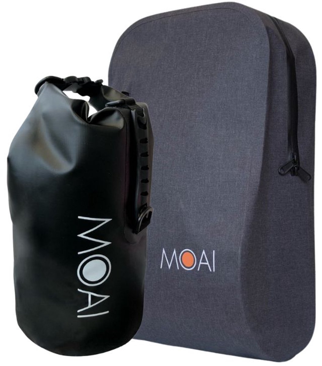 Moai Waterdichte Tassenset – Dry Backpack Classic & 10L Dry Bag –