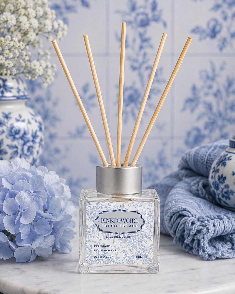 PinkCowgirl - Geurstokjes - Fresh - geurverspreider - 50ml - huisparfum