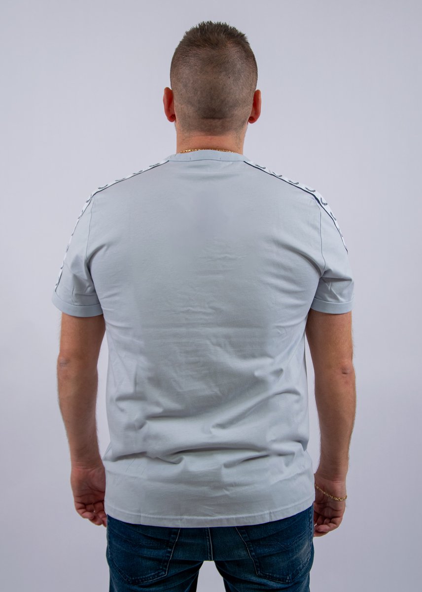 Fred Perry Taped Ringer T-Shirt Blauw