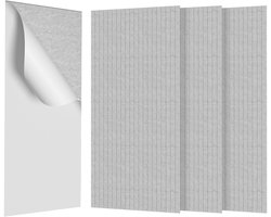 ACXIN 3D Akoestische Wandpanelen Zelfklevend - Lichtgrijs - Geluidsisolatie Geluidsdemping Akoestische Wandbekleding 3D Wanddecoratie Interieur - 12 Stuks