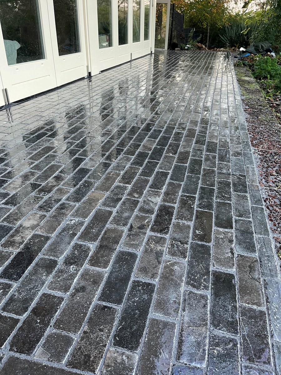 Aqua XP Easy Terras 15 kg - voegmiddel bestrating - kleur donkergrijs - waterdoorlatend voegen - onkruidvrije bestrating - terrastegels