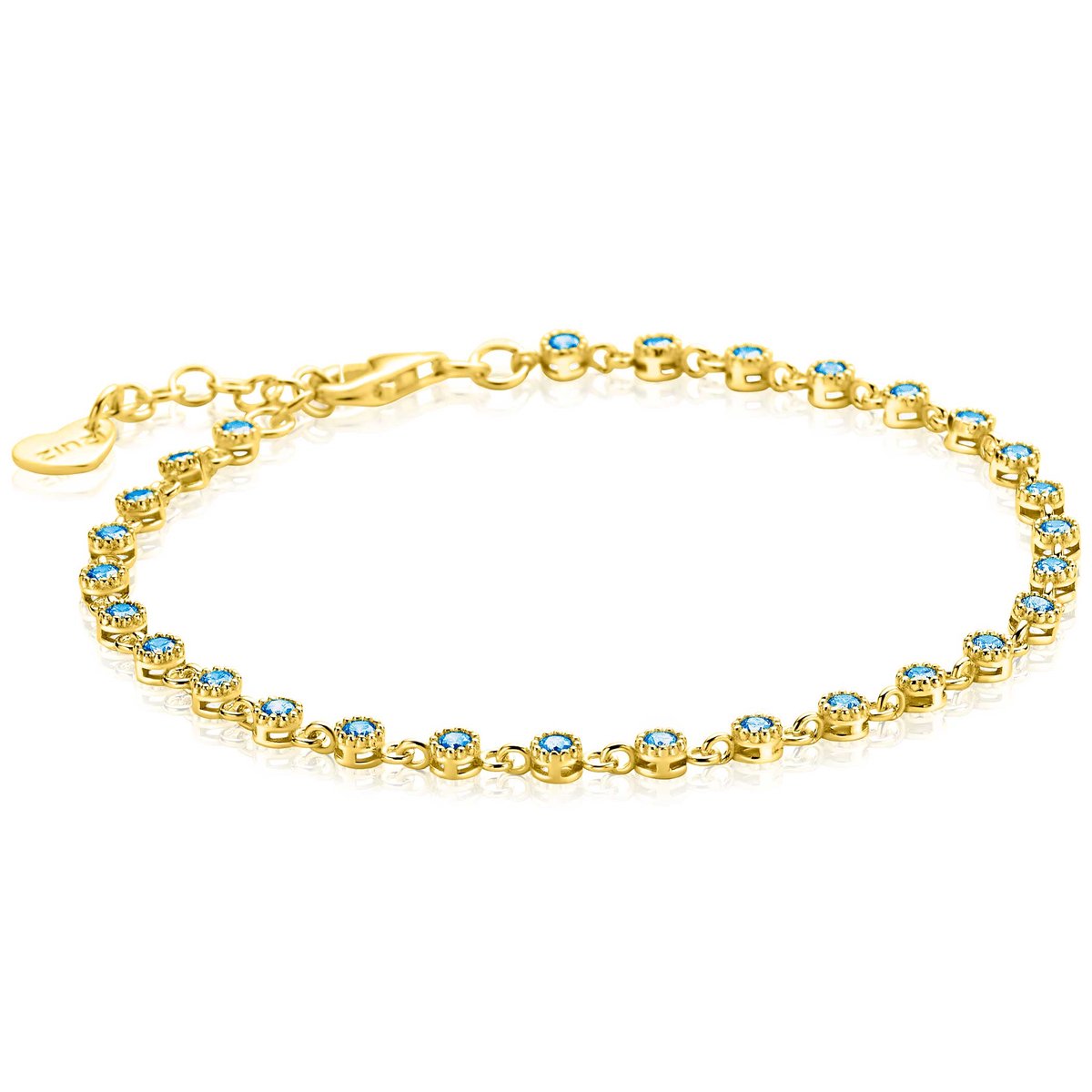 ZINZI Verguld Zilveren Armband ZIA2893BG