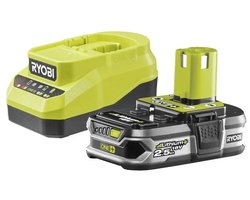 Ryobi ONE+™ 18V 1x 2,5 Ah Lithium+ accu & lader set