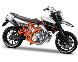 Bburago KTM 990 - Modelauto - Schaal 1:18 - Wit/Zwart/Oranje