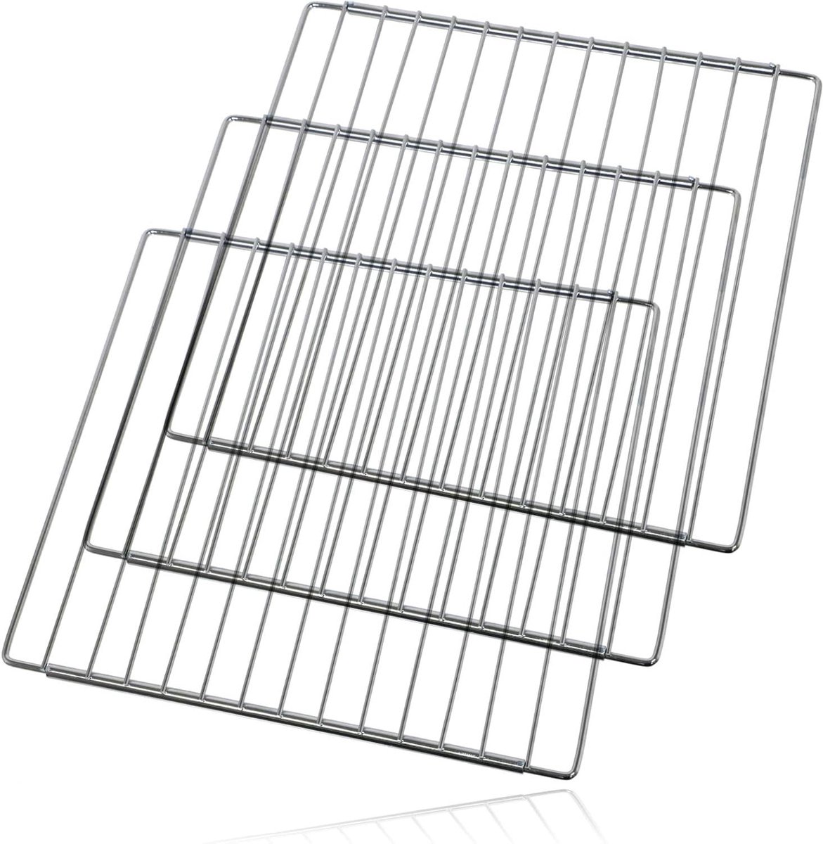 Oven Plaat - Oven Rooster - Oven Uitbreiding - Verstelbare Breedte - 310x390-630mm - Chroom