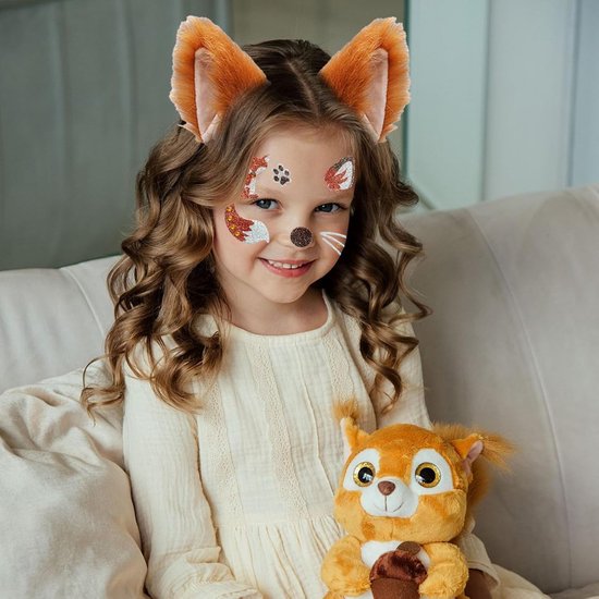 Kerstrendierkostuum Voor Meisjes 2-12 Jaar - Rendier Tutu Rok Met Gewei Hoofdband - Kerstfeest Outfit
