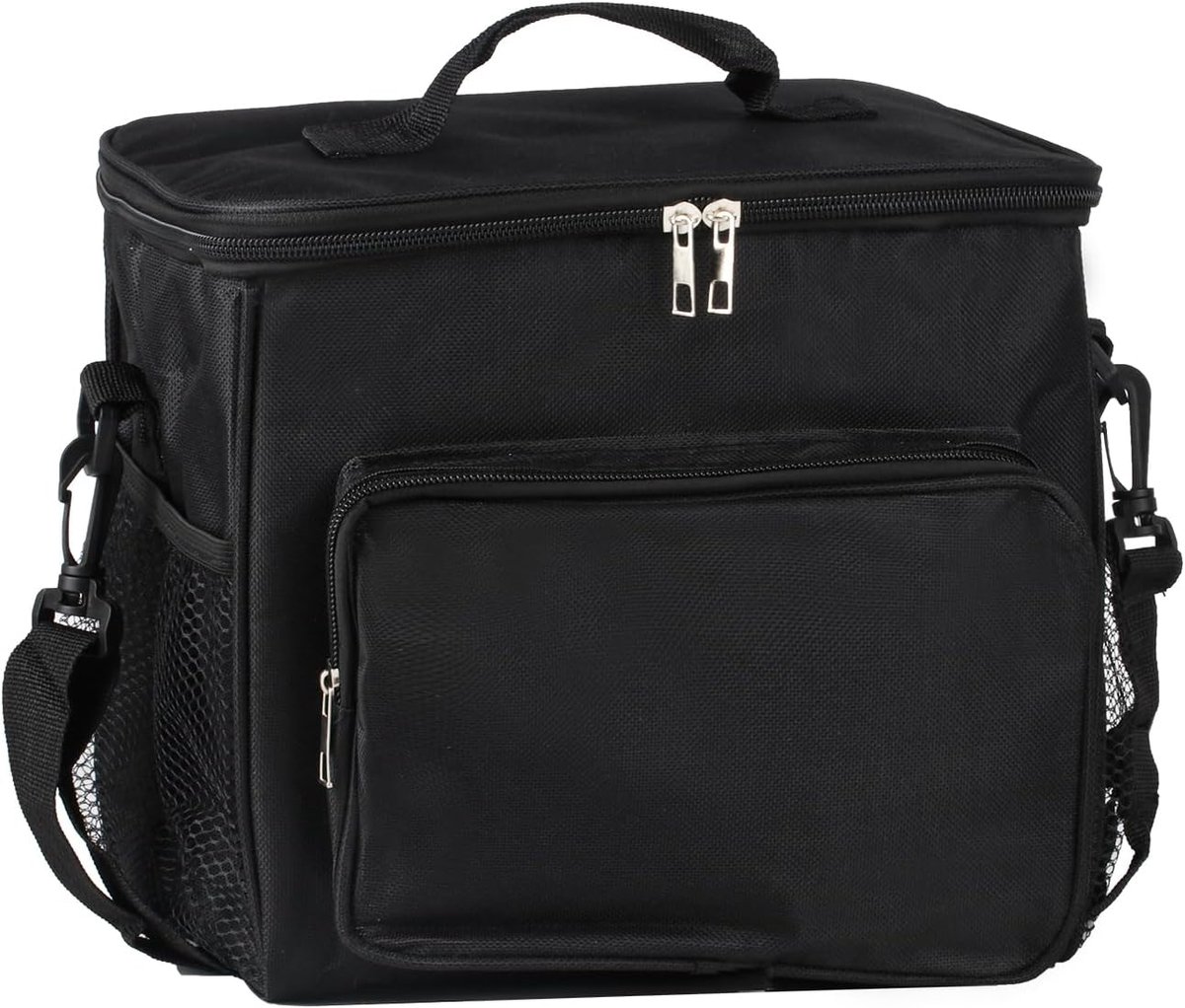 Picknicktas - Picknickmand - Lunchtas - Lunch Bag - Koeltas - Koelrugtas - Koelrugzak - Cooler Bag - Thermotas - Nylon - 10L - Zwart - van Imperatoris