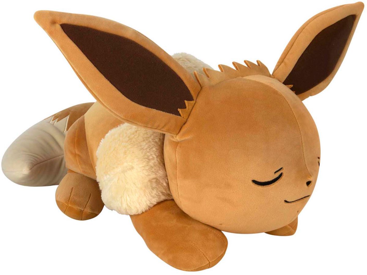 Pokémon Knuffel Eevee sleeping Plush 45 cm — afbeelding 6