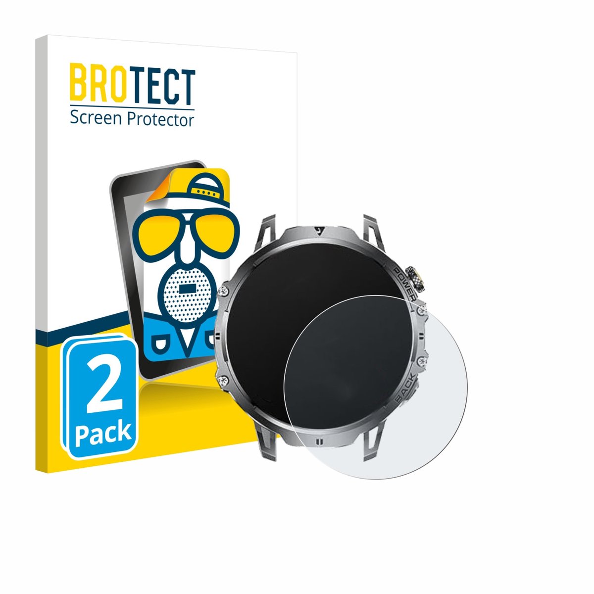 BROTECT - Screenprotector voor Dremac EF13-E 1.85" - Folie Beschermfolie matte 2 Stuks