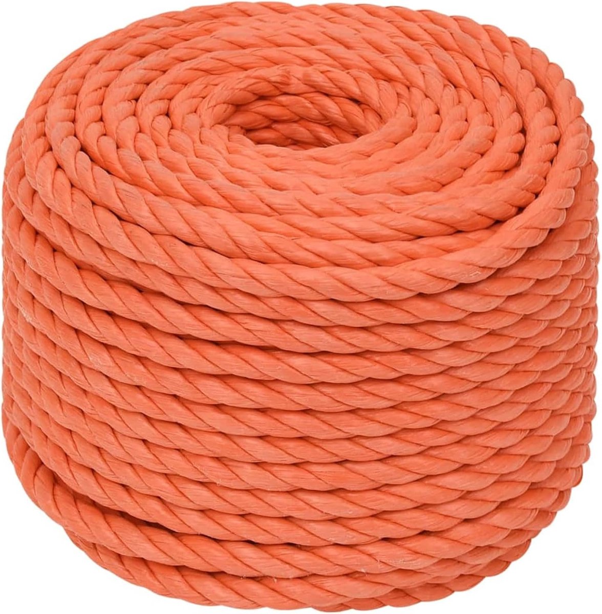 Veiligheidstouw - Multifunctioneel touw - Buitenactiviteiten - UV- en weerbestendig - 12 mm 50 m - Oranje