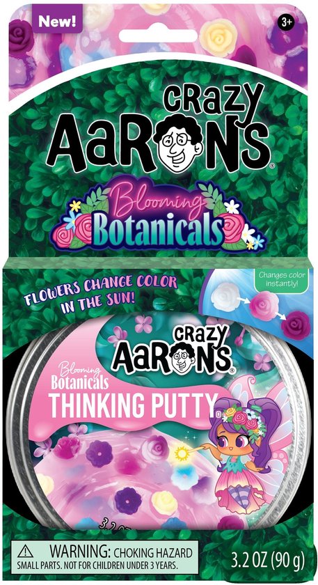 Crazy Aaron's kneedklei speelgoed roze silicone voor kinderen.