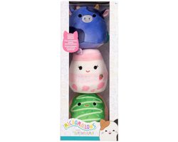 Squishmallows pluche knuffel set Micromallows 3-delig verzamelfiguur.