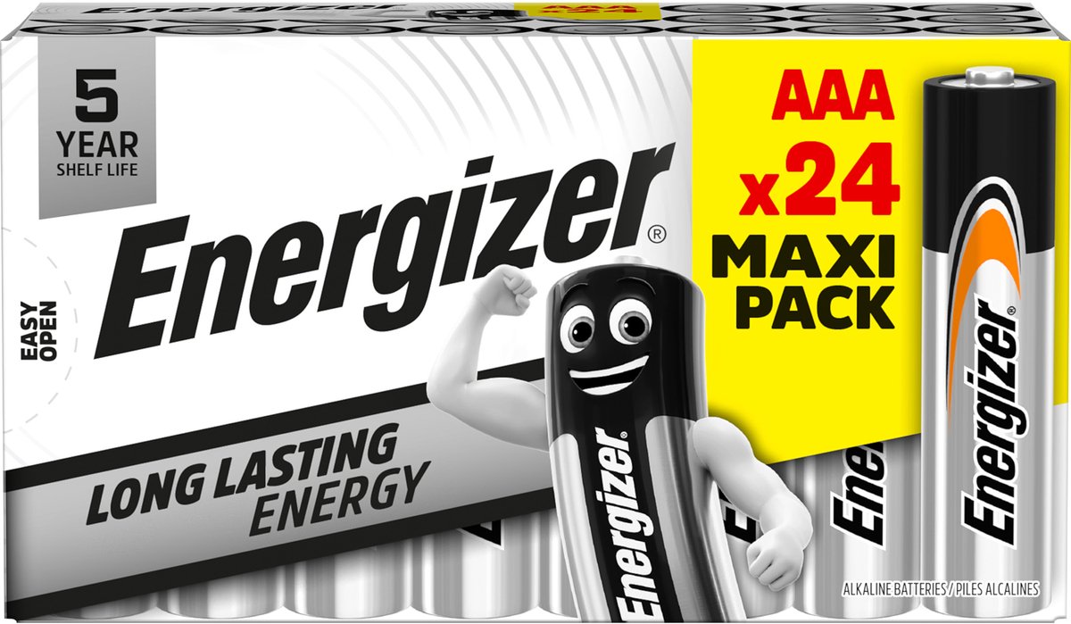 Energizer Everyday - Batterijen - AAA (LR03) - Alkaline - 24 stuks