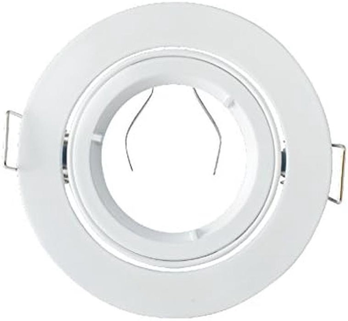 Plafondbeugel Rond - Verlichting Houder - Lamp Installatie - 1/4 Rotatie - Ø95 mm - Wit