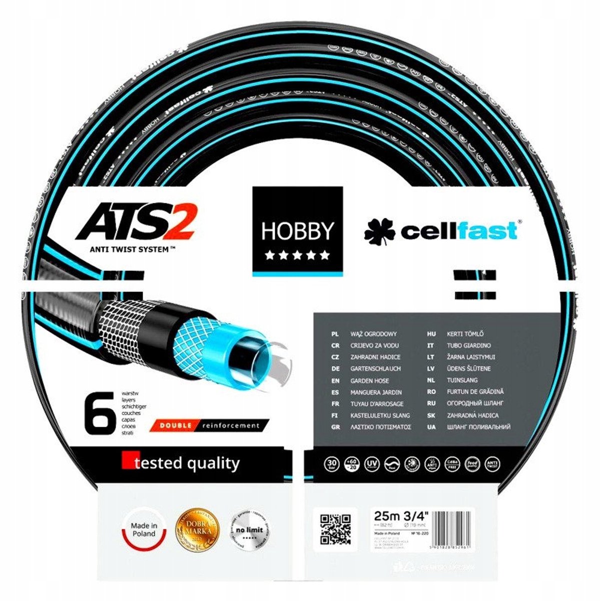 Cellfast Tuinslang HOBBY 1/2 - lengte 50m