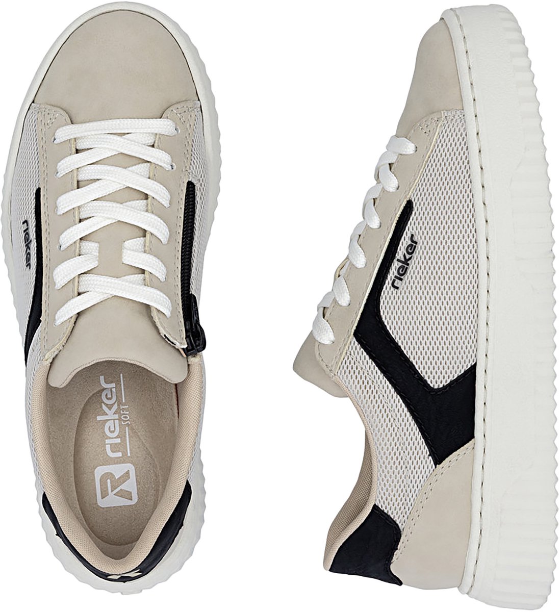 Sneakers met veters