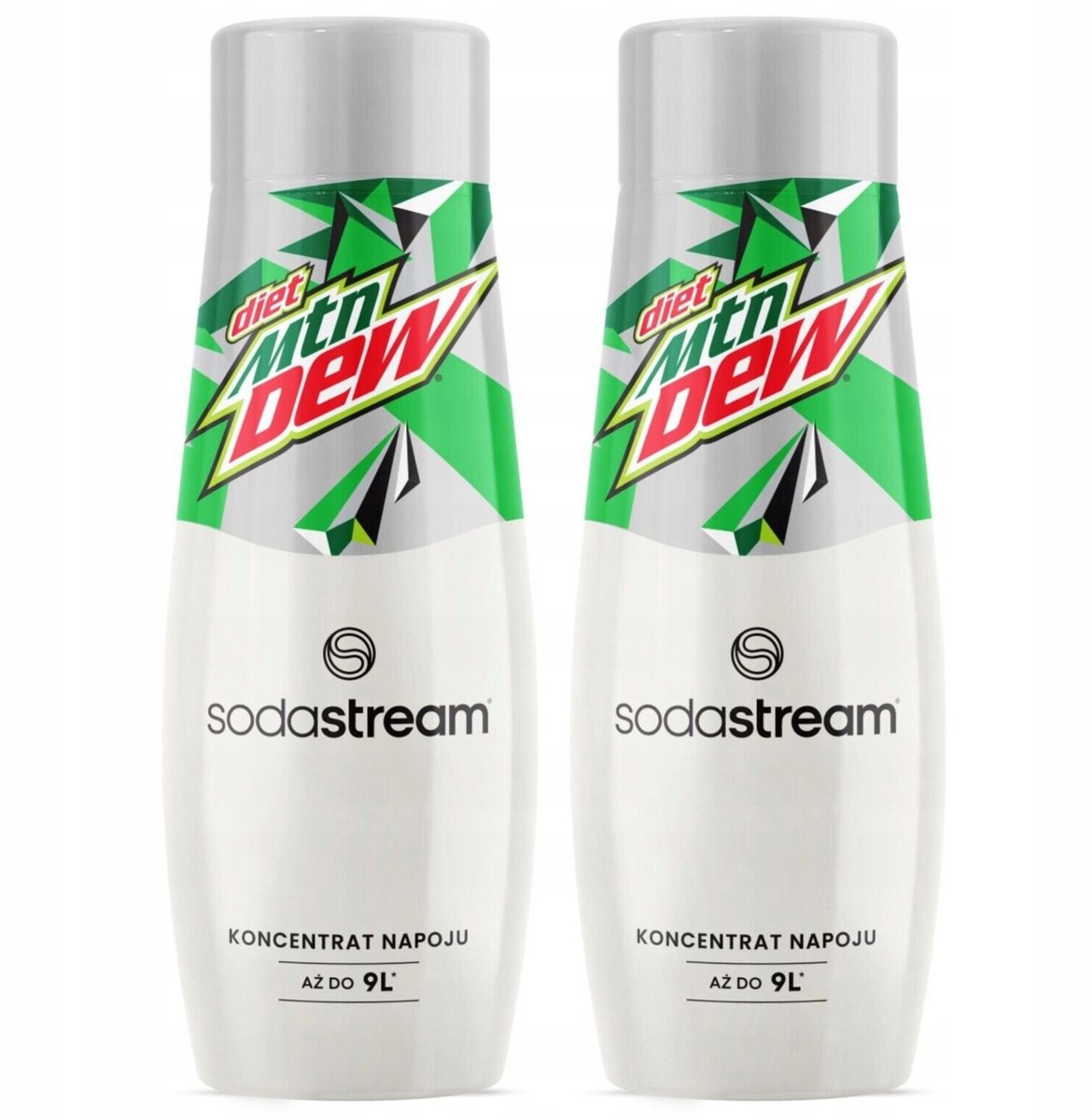 SodaStream Mountain Dew Diet - Zestaw syropów - 2 szt. x 440 ml - Gazowana - Smakdoos