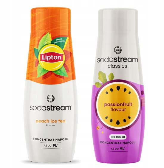 Sodastream Lipton Serie - Ijsthee Perzik en Passievrucht - Suikervrij