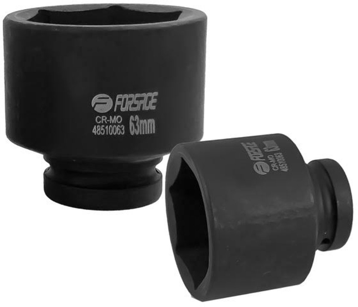 FORSAGE F-48510063 - Diepte Impact Dopsleutel - 63mm - Cr-Mo Staal