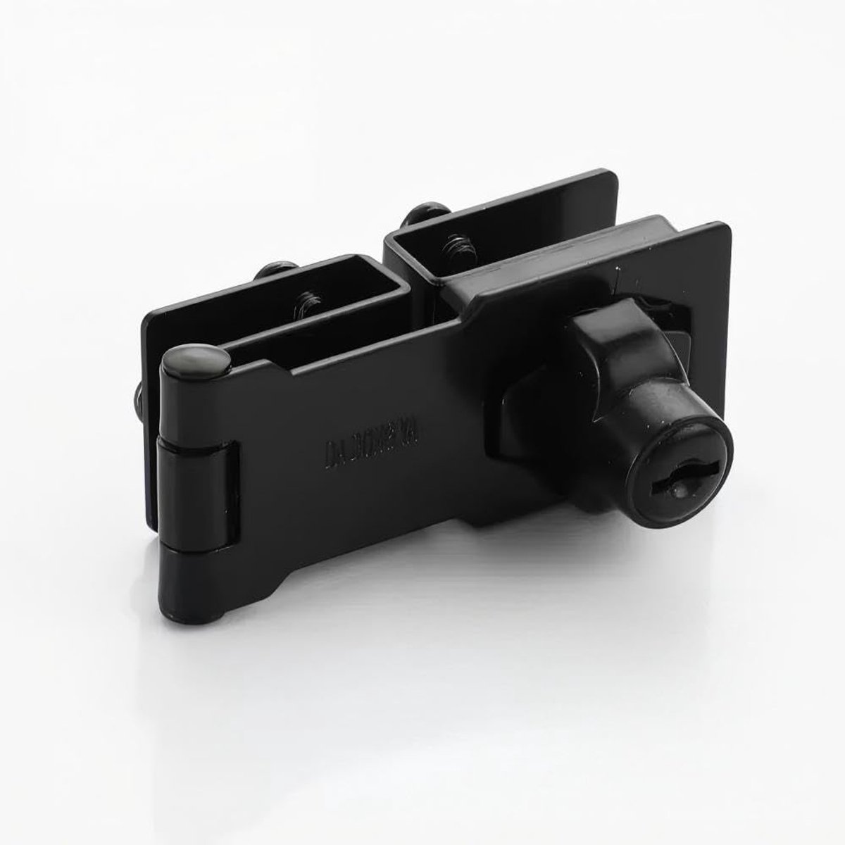 Glazen Vitrineslot - Kastdeurslot - Diefstalbeveiliging - Boren Niet Nodig - 3-8mm Glas - Zwart