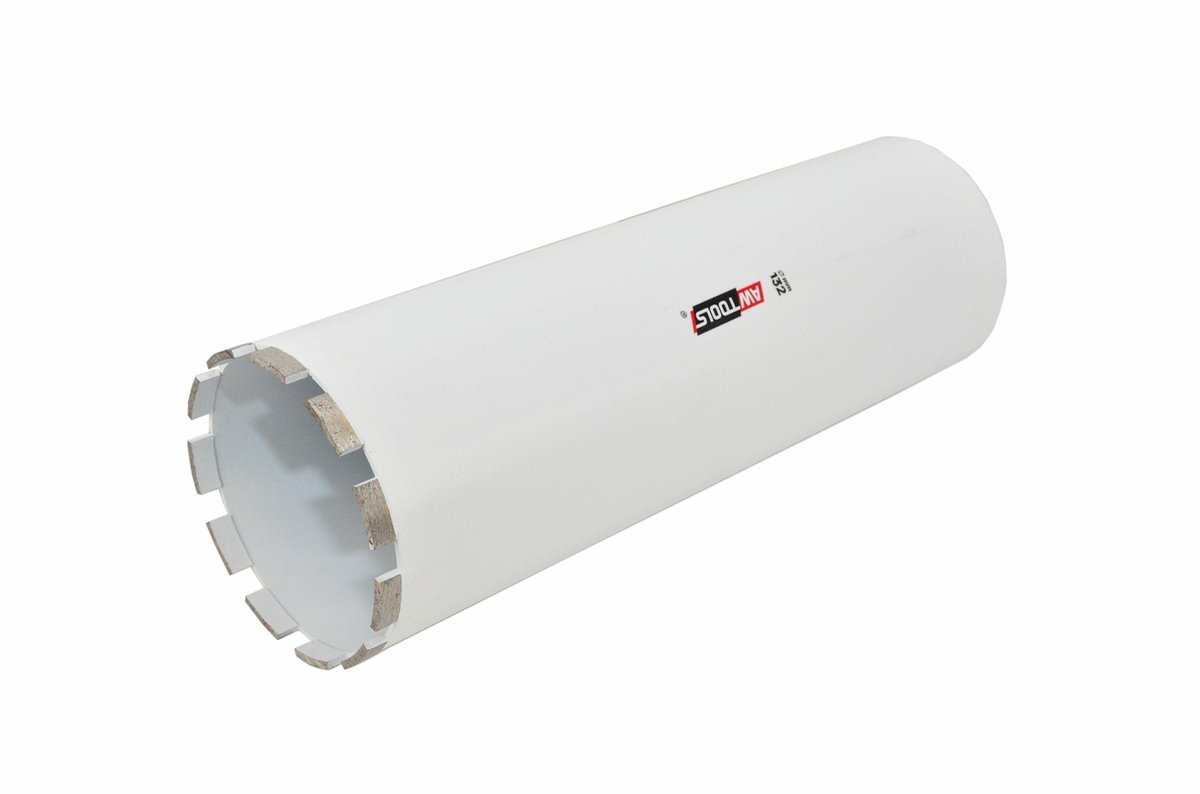 AW-Tools - Diamantkernboor - 132 x 430 mm - 1 1/4" aansluiting - Laser gelast - Natboren