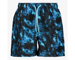 Osaga jongens zwembroek met print zwart blauw