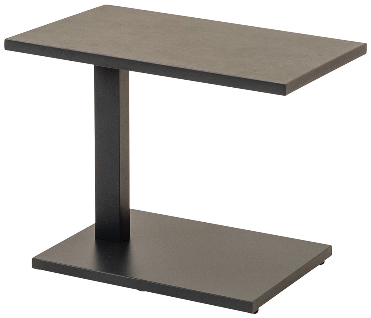 Lesli Living - Tuintafel Geneva - Grijs - 60x40cm
