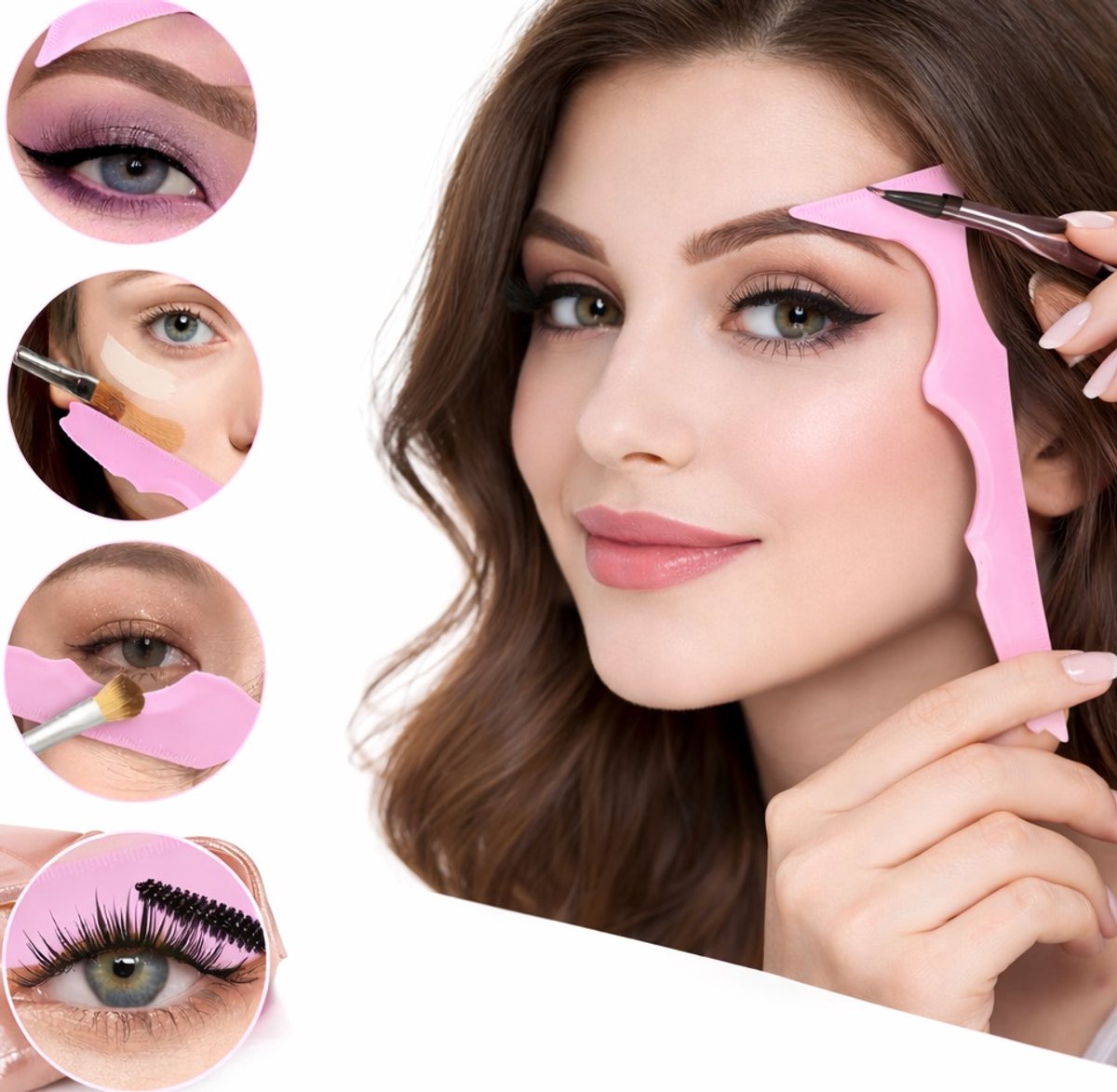 Wimper kam - Eyelash comb - Wimper borstel - Zwart
